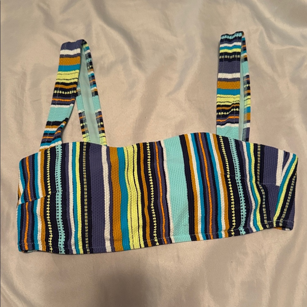 Aerie Multicolor Striped Crop Top